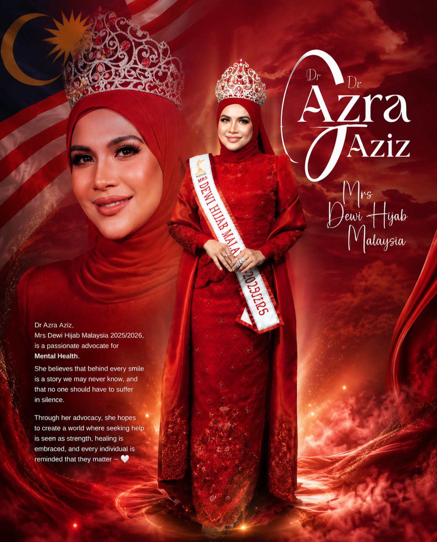 Dr Azra, Mrs Dewi Hijab Malaysia editorial